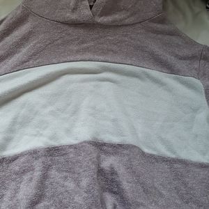 Thin color block hoodie